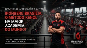 Ironberg Brasília: A Maior Academia do Mundo em Taguatinga e Águas Claras. Chegou a hora de Brasília entender o que significa, de fato, subir o nível de verdade no mundo fitness. Se você acha que já viu grandes estruturas de treino no Distrito Federal, prepare-se para redefinir absolutamente todos os seus padrões. Agora é oficial: a Ironberg chegou em Brasília. E como a própria marca faz questão de cravar, eles não vieram para participar… vieram para dominar. Ocupando o colossal espaço da antiga Leroy Merlin, essa não é apenas mais uma inauguração. É o estabelecimento de um novo império. Mas a grande pergunta que fica para quem leva o treino a sério é: como extrair o máximo dessa megaestrutura? A resposta é simples e direta: unindo a maior academia do mundo com o planejamento estratégico do Personal Trainer Igor Kenol.